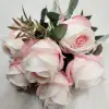 7 candy rose office simulation garden rose poles, torches, carnival night guides, electroplated crochet flower bouquets, decorative items Application Scenario